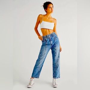 We the free Powell Boyfriend Pull On Jeans size Small